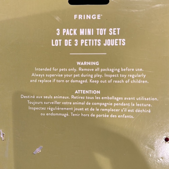 Brand new Fringe Toybox 3 pack mini Toy Set - Picture 4 of 4